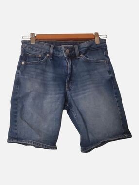 Calvin Klein Shorts Womens Size 25 Blue Jean Shorts Bermuda Vtg